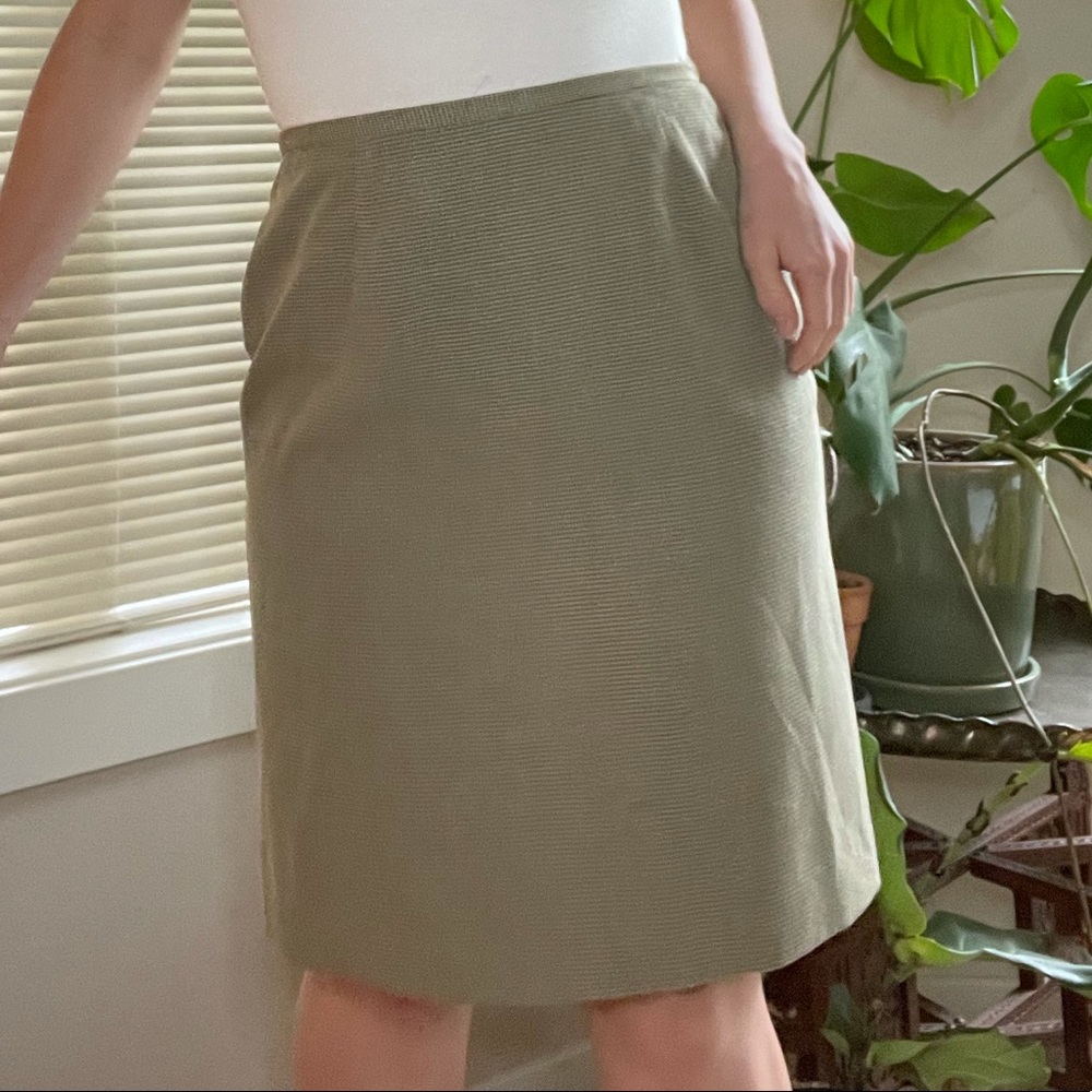 Vintage herringbone skirt